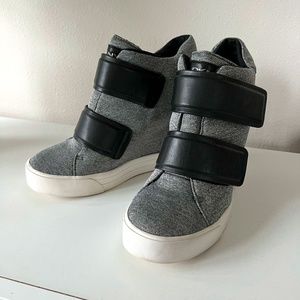 DKNY Wedge Sneakers 8.5
